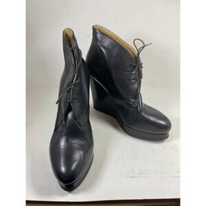 Jil Sander Platform Boots Black 9.5W